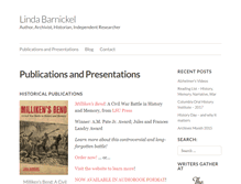 Tablet Screenshot of lindabarnickel.com